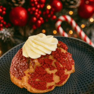 Vaarika-vaniljekreemi puff